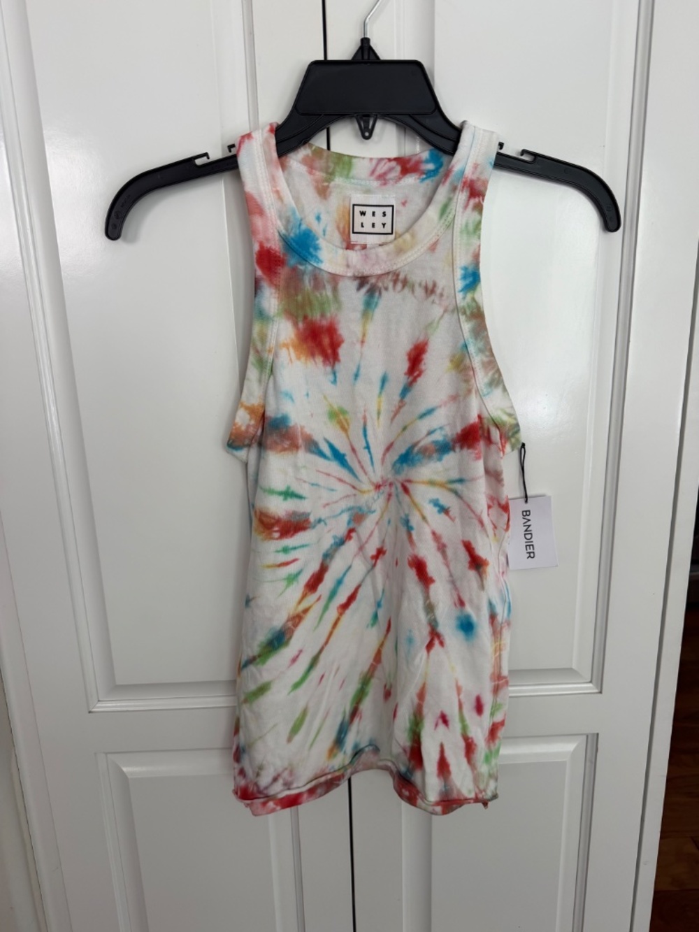 Brand New Wesley Rivington Optic White Tank Top M.